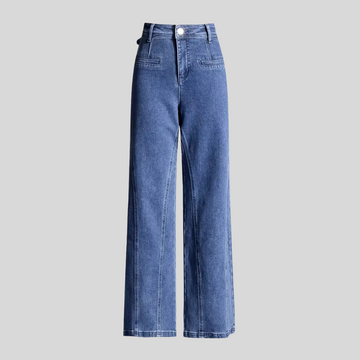 Designer Patchwork Bowknot Denim - Blue